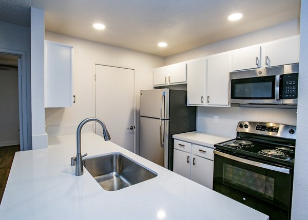 kitchen at Vista Del Rey Apartments
