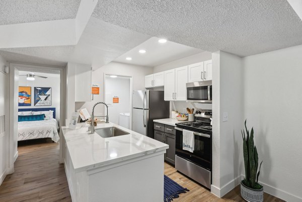 kitchen at Vista Del Rey Apartments