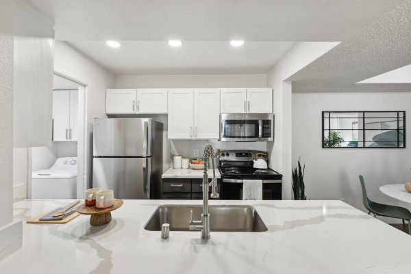 kitchen at Vista Del Rey Apartments