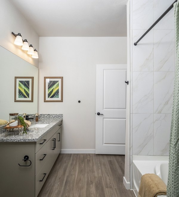 bathroom at Broadstone North ATX Apartments