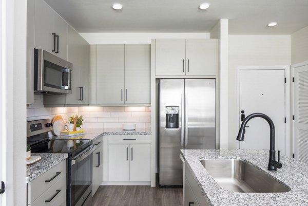 kitchen at Broadstone North ATX Apartments