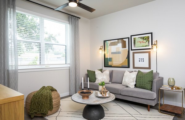 living room at Broadstone North ATX Apartments