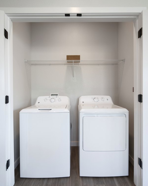 laundry room at Broadstone North ATX Apartments