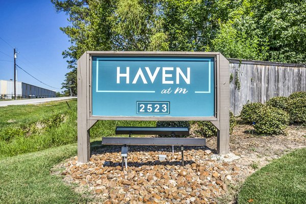 signage at Haven at M Apartments