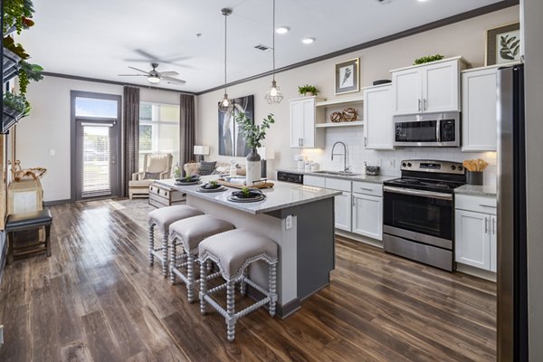 Spacious kitchen with modern appliances in Sterling at Stonecrest Apartments