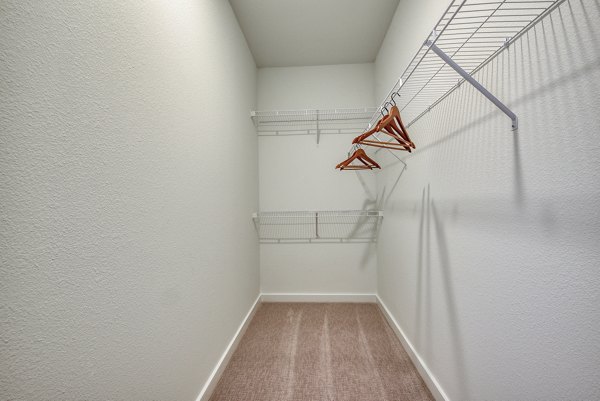 closet at The Overlook at The Rim Apartments