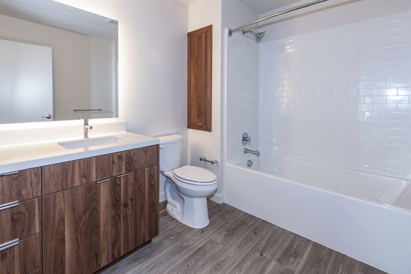 bathroom at Bayview Apartments