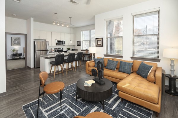 living room at 550 Northridge Apartments