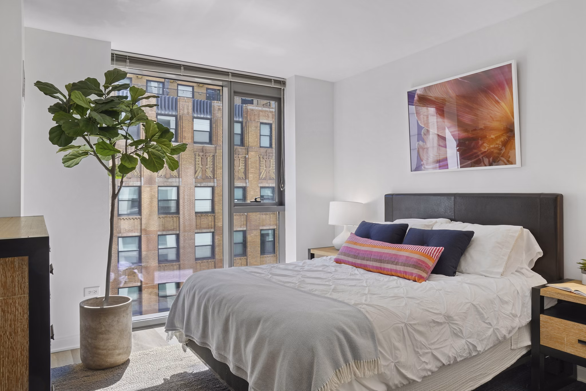 bedroom at Lake & Wells Apartments