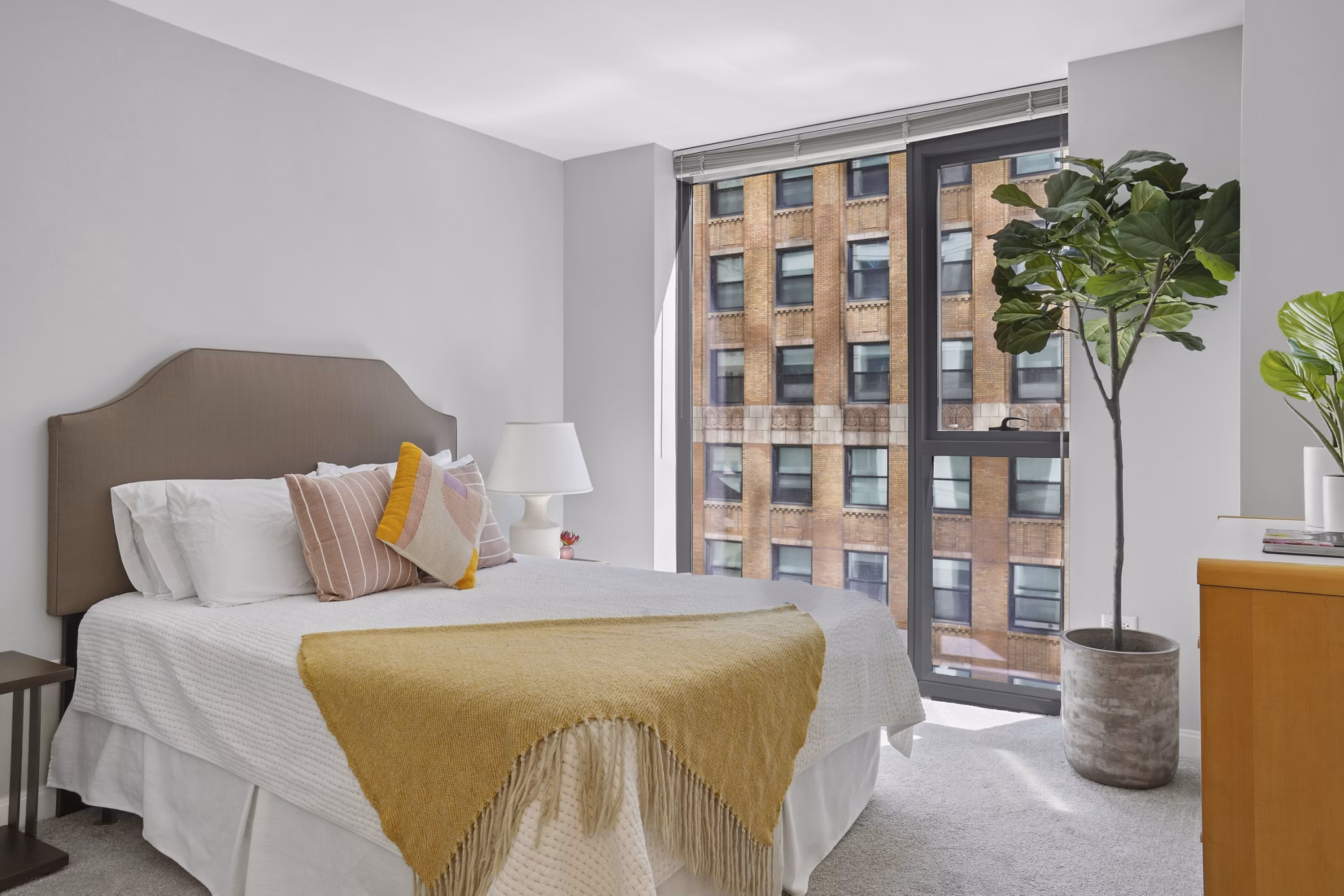 bedroom at Lake & Wells Apartments