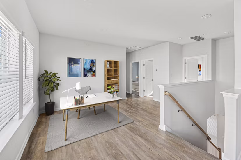home office at The Oaks on Chisholm Trail Apartments