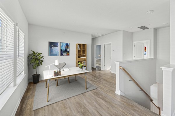 home office at The Oaks on Chisholm Trail Apartments