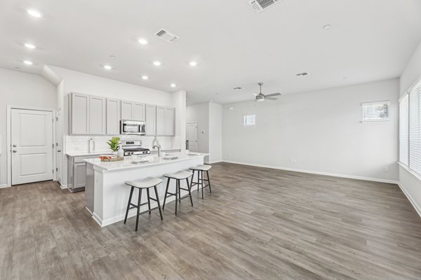 living room at The Oaks on Chisholm Trail Apartments