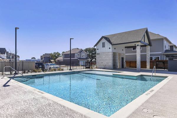pool at The Oaks on Chisholm Trail Apartments