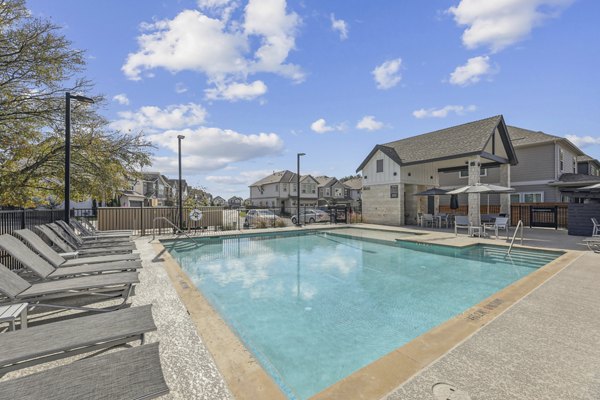 pool at The Oaks on Chisholm Trail Apartments