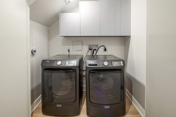 laundry room at The Alfred Apartments