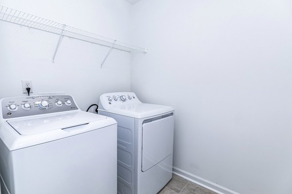laundry room at Waverly Village Apartments