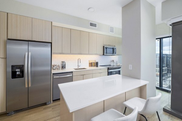 kitchen at 400H Apartments