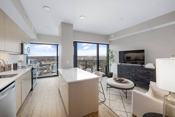 kitchen at 400H Apartments