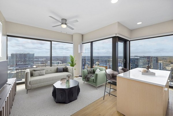 living room at 400H Apartments