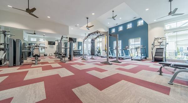 fitness center at Coddle Creek Apartments