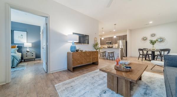 living room at Coddle Creek Apartments