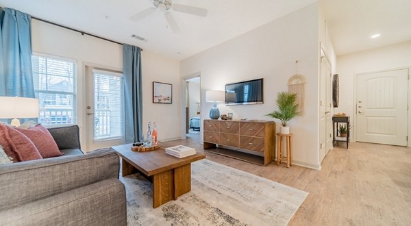 living room at Coddle Creek Apartments