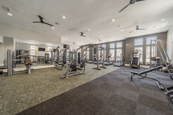 fitness center at Pringle Square Apartments