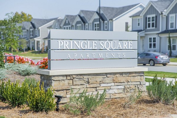 signage at Pringle Square Apartments