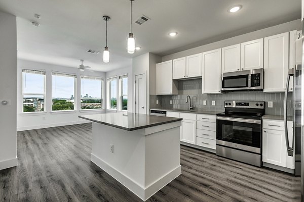 kitchen at Crosstown Apartments