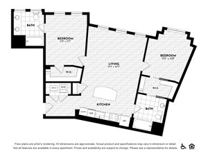 Floorplan Flat 104