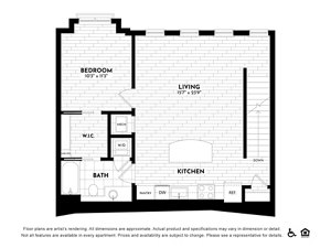 Floorplan Flat 106