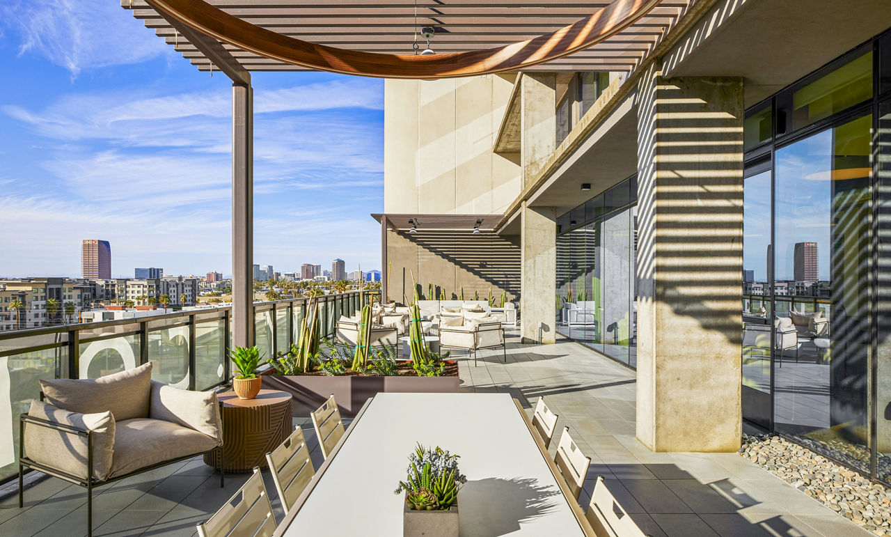 Roof deck at Skye On 6Th Apartments (1 of 2)