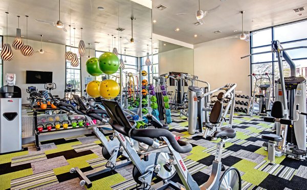 State-of-the-art fitness center at Constellation Apartments featuring modern equipment and spacious workout areas