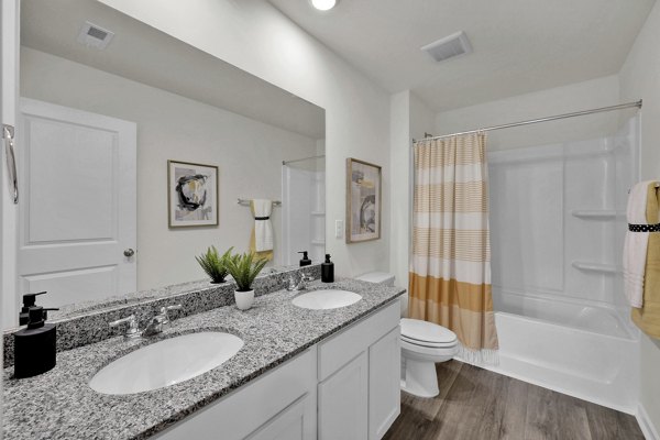 bathroom at Valley Ridge Apartments