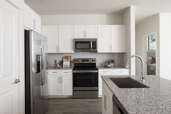 kitchen at Prose District West Apartments