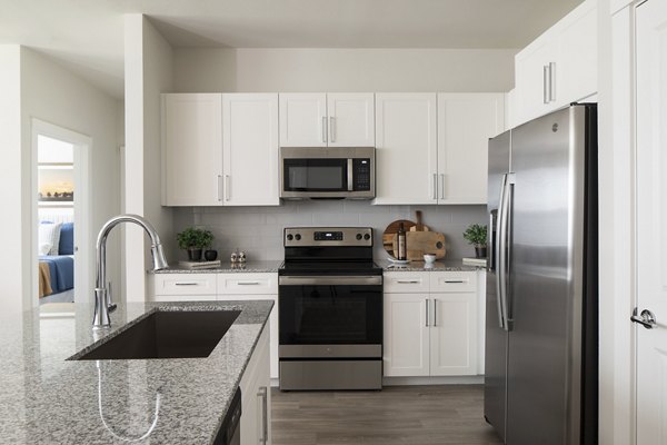 kitchen at Prose District West Apartments