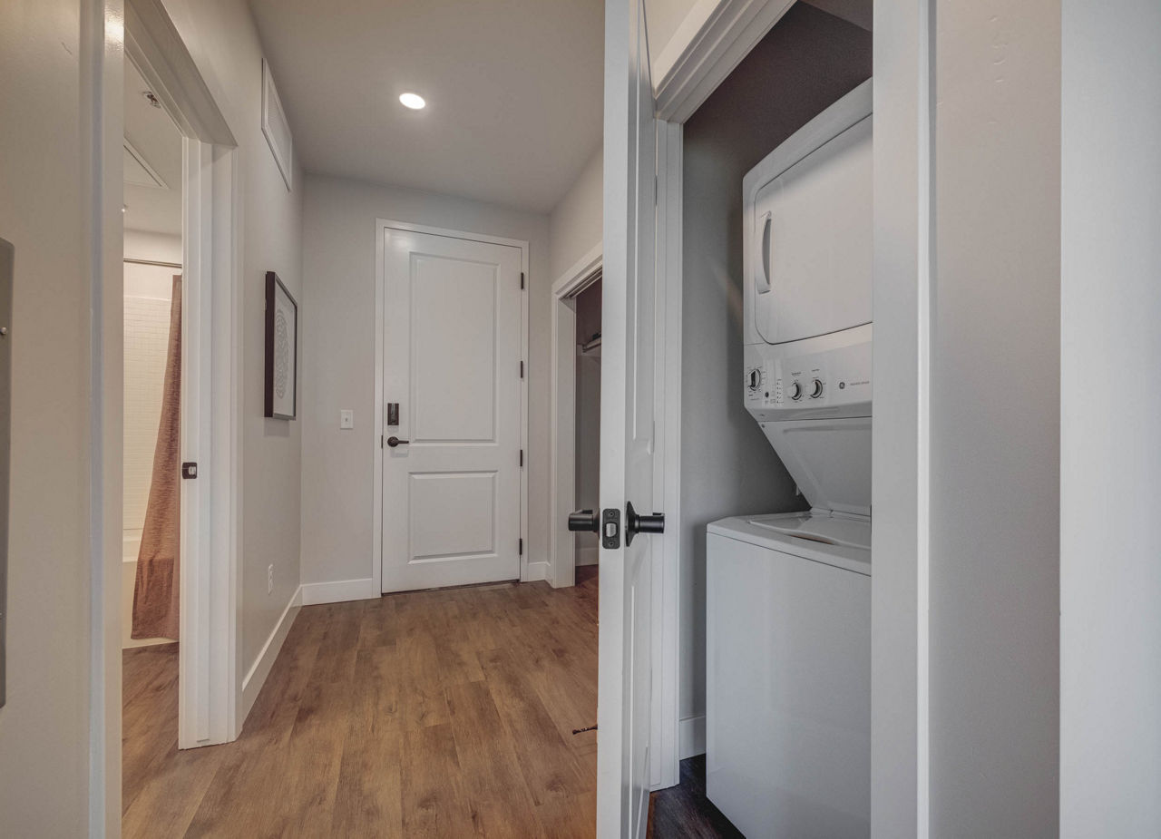 Laundry room at Bowers Residences