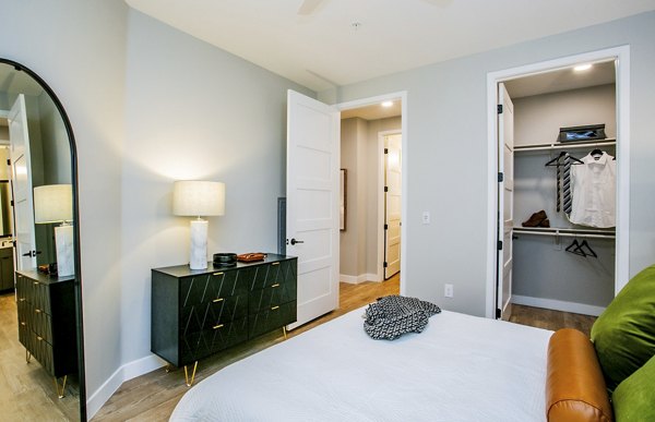 bedroom at Tanager Echo Apartments