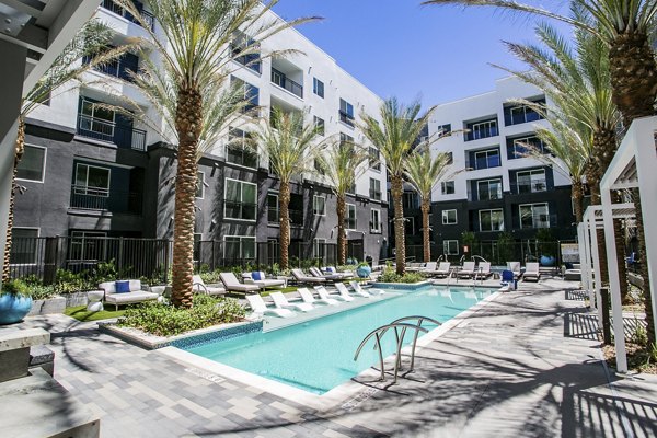 pool at Tanager Echo Apartments