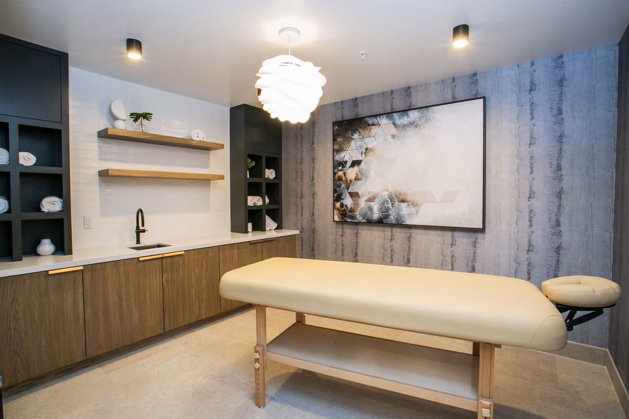 Tanager Echo Apartments: Relaxing spa featuring luxurious treatments and serene ambiance