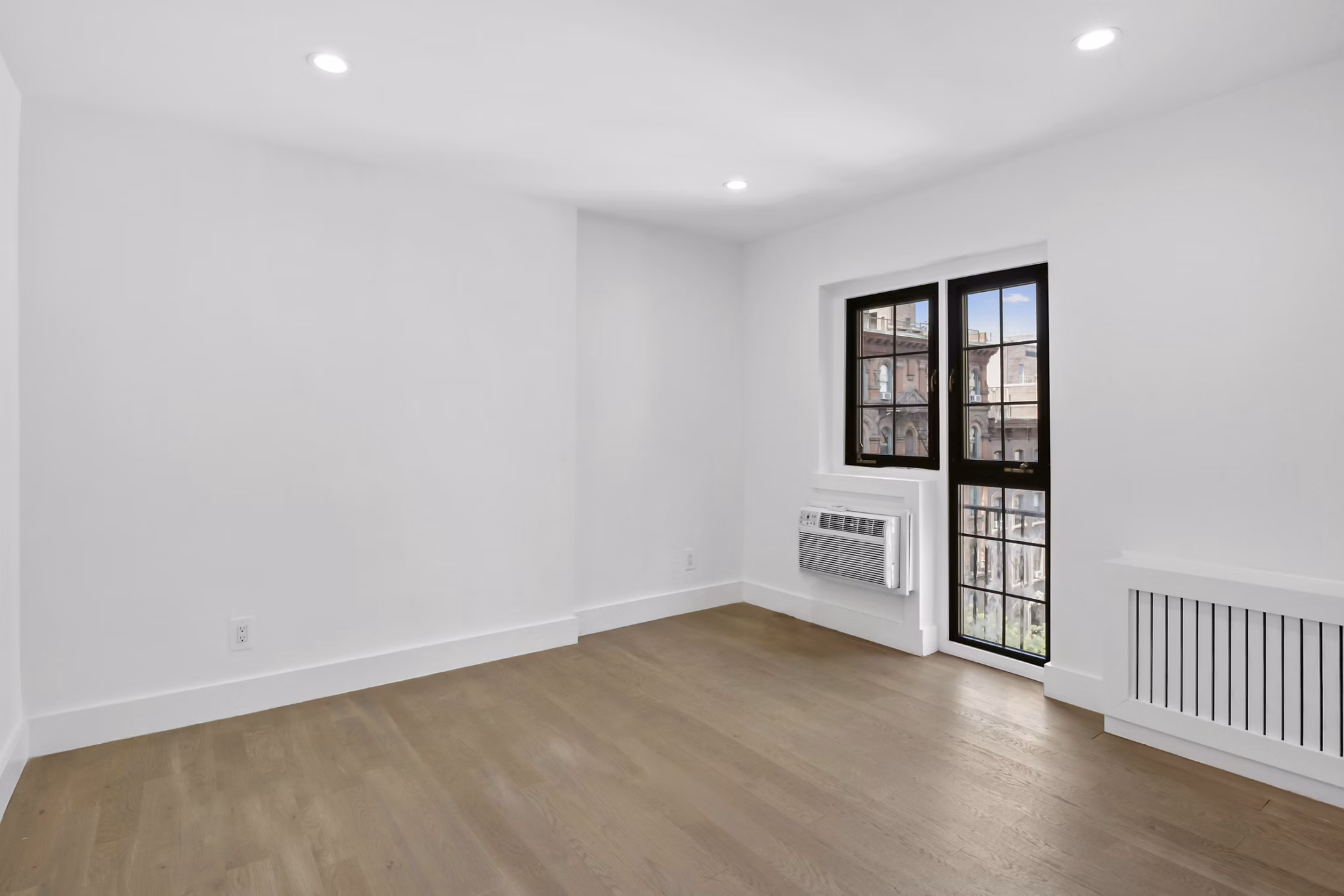 bedroom at 51 Irving Apartments