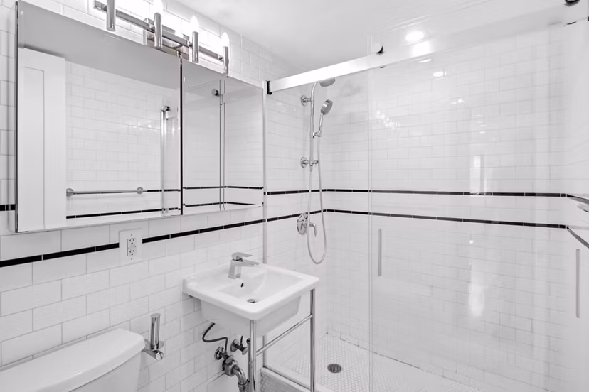 bathroom at 51 Irving Apartments