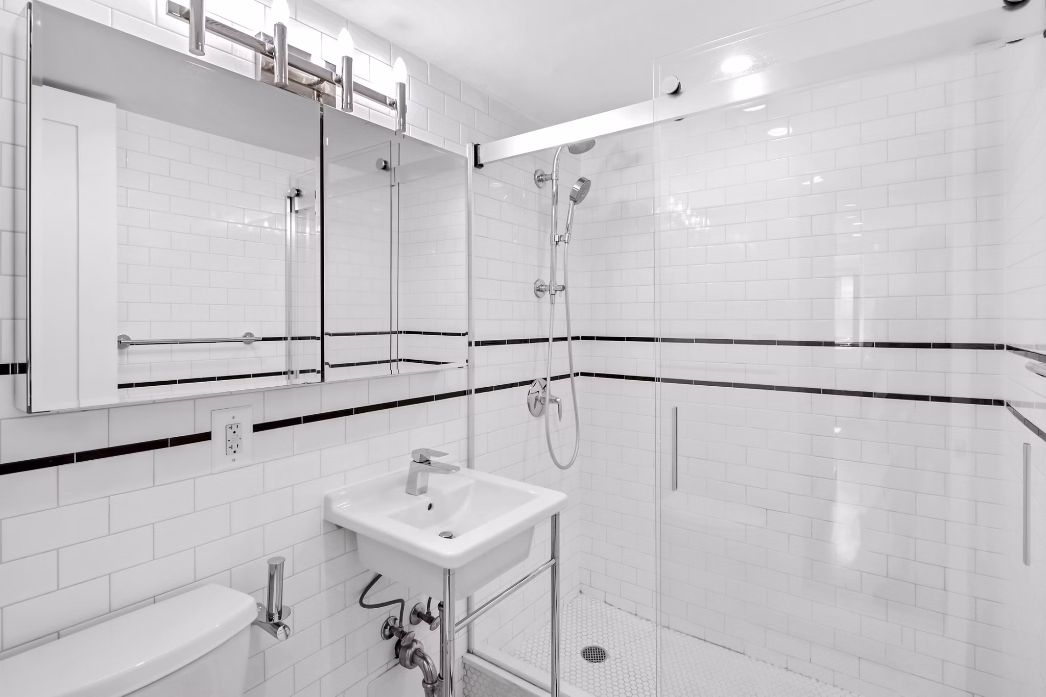 bathroom at 51 Irving Apartments
