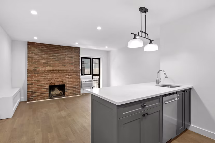 kitchen at 51 Irving Apartments