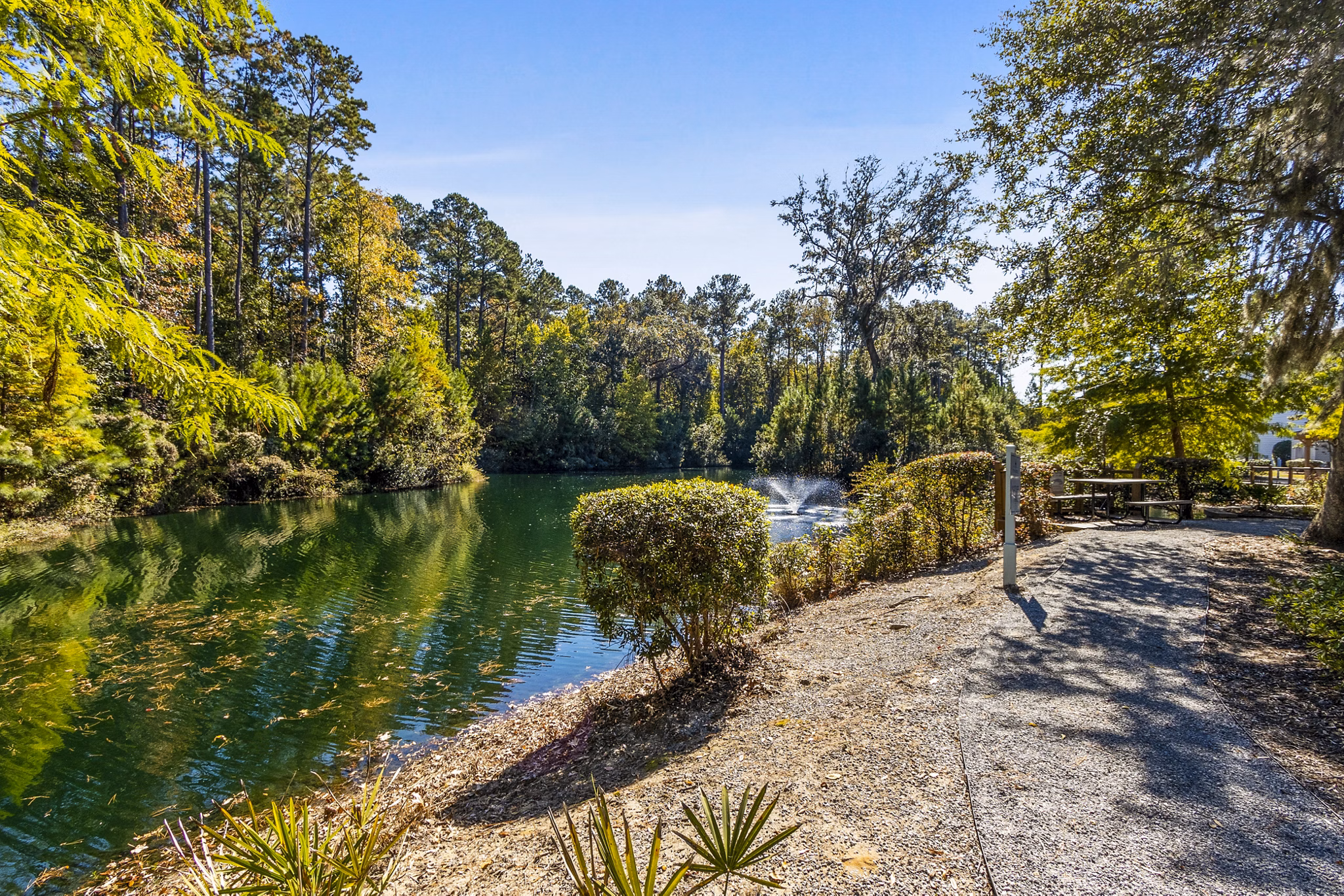 The Avenues at Verdier Pointe: Scenic view of luxury apartments nestled in a verdant setting