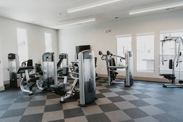 fitness center at Tanager Apartments