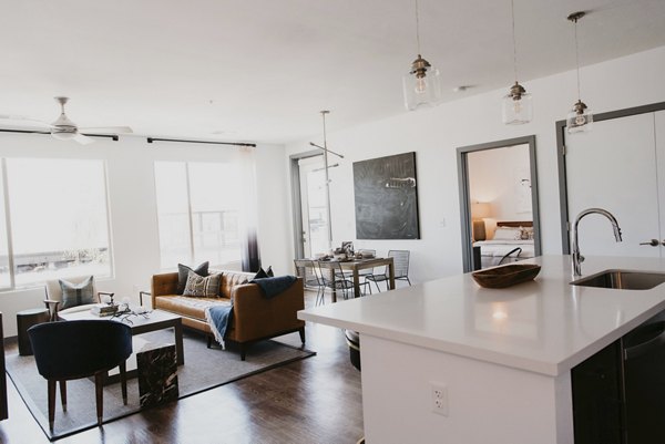 living room at Tanager Apartments