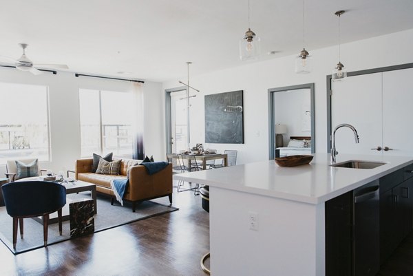 living room at Tanager Apartments