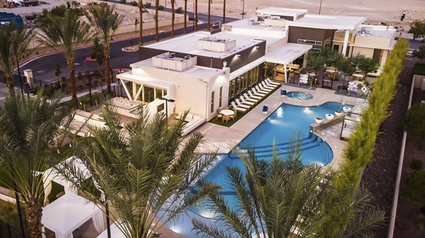 Tanager Apartments: Scenic view of luxury apartments with lush landscaping